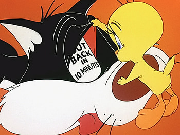 Tweety and Sylvester , Cartoon HQ HD wallpaper