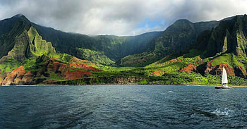 Android tablet , Kauai's allure, Astonishing visuals, Virtual escape HD wallpaper