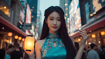AI Art, woman HD wallpaper
