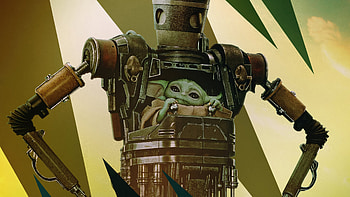 IG 12 And Grogu The Mandalorian Season 3, ig-12, grogu, the-mandalorian-season-3, the-mandalorian, tv-shows, star-wars HD wallpaper