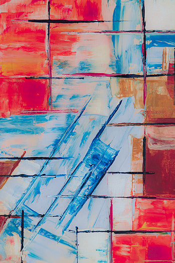 Abstract, Multicolored, Motley, Texture, Lines, Textures, Canvas, Modern Art, Contemporary Art, Smears, Strokes, Linen HD phone wallpaper
