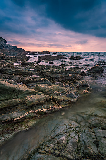 Nature, Sunset, Stones, Sky, Rocks, Relief, Stone HD phone wallpaper