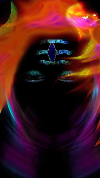 Best Mahadev, Colorful, Painting HD phone wallpaper
