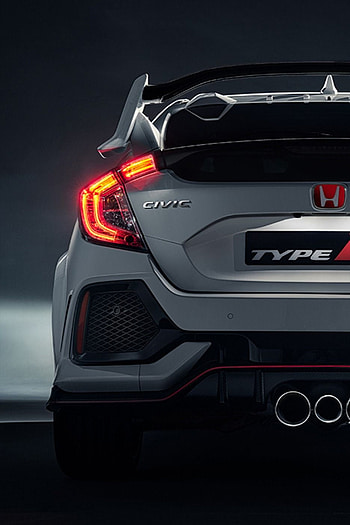 Honda Civic Type R, Honda Civic Black HD phone wallpaper