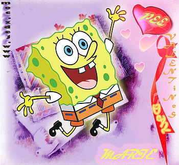 Maire Bob, sponge bob, cartoon, tv series, valentines day HD wallpaper