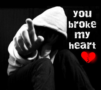 Broken Heart Dp - Boy I Hate Love - HD wallpaper