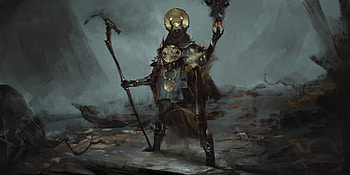dark, sorcerer HD wallpaper