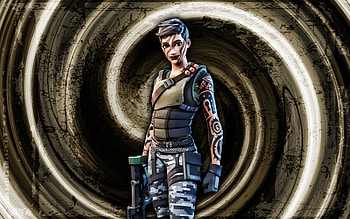 Gear Specialist Maya, brown grunge background, Fortnite, vortex, Fortnite characters, Gear Specialist Maya Skin, Fortnite Battle Royale, Gear Specialist Maya Fortnite HD wallpaper