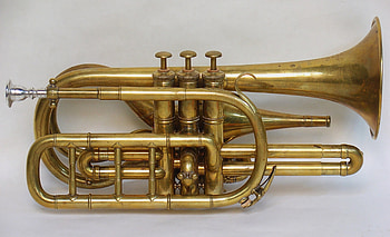 19th-century brass instruments, Robb Stewart collection, Vintage mello, Musical heritage HD wallpaper