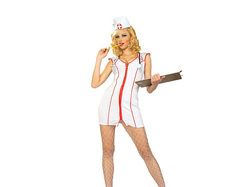 Nurse, lady, costume, cool, beautiful HD wallpaper
