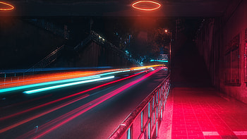 Long Exposure Lights Road , long-exposure, road, graphy HD wallpaper