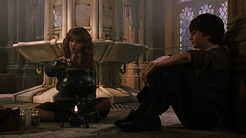 Chamber of Secrets, Daniel Radcliffe, Hermione Granger, Movie HD wallpaper