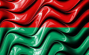 La Paz Flag, , Departments of Bolivia, South America, Day of La Paz, Flag of La Paz, 3D art, La Paz, bolivian departments, La Paz 3D flag, Bolivia HD wallpaper