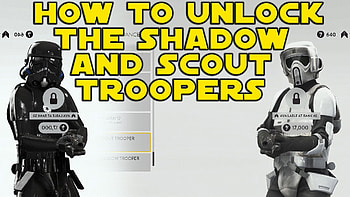How To Unlock The Shadow Trooper and Scout Trooper - Star Wars Battlefront Character Customization - YouTube HD wallpaper