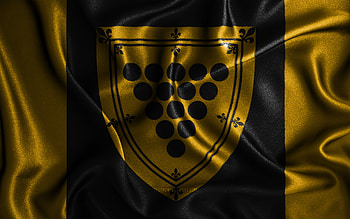 Cornwall flag, , silk wavy flags, canadian cities, Day of Cornwall, Flag of Cornwall, fabric flags, 3D art, Cornwall, cities of Canada, Cornwall 3D flag HD wallpaper