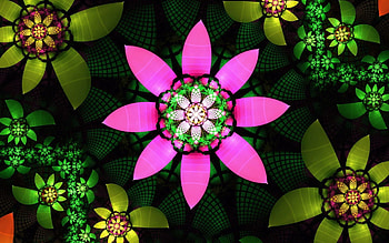 Abstract, Background, Flower, Bright, Petals HD wallpaper