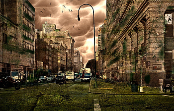 Ghost Town, Abandoned city , Top HD wallpaper