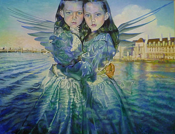 gemini angels, gemini, amazing, angels, expressionimpression HD wallpaper