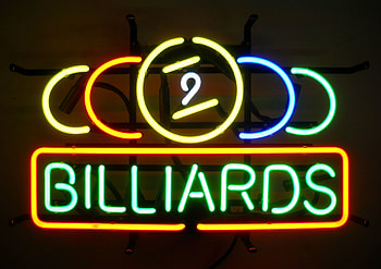 Billiards . Custom Neon SignsSign ... HD wallpaper