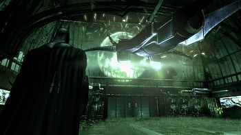 Batman Batwing Moon Batman Arkham Asylum HD wallpaper