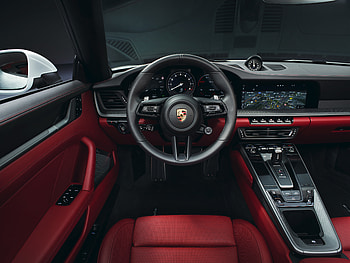 Porsche 911 Carrera S Cabriolet, interior, 2019 HD wallpaper