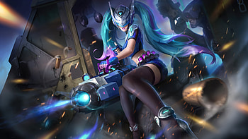 Laila Skin Blue Spectre In Mobile Legends, mobile-legends, games, video-games HD wallpaper
