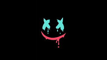 Marshmello Mask Eye, marshmello, music, mask HD wallpaper