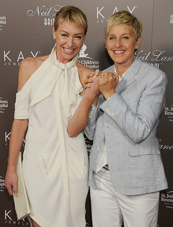 Ellen DeGeneres, Portia de Rossi, Over the years, Access HD phone wallpaper