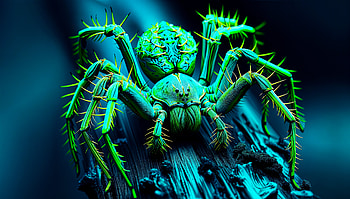 Stunning Spider in Ultra, spider, macro, nature, green HD wallpaper