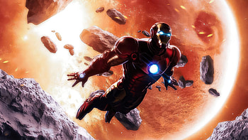 Iron Man In Space, iron-man, superheroes, artwork, digital-art, artist HD wallpaper