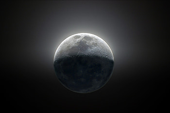 Moon From Space , space, moon, digital-universe HD wallpaper