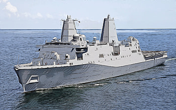 USS Green Bay, , vector art, LPD-20, amphibious transport dock, United States Navy, US army, abstract ships, battleship, US Navy, San Antonio-class, USS Green Bay LPD-20 HD wallpaper