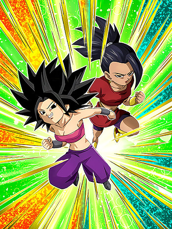 Kale & Caulifla, Dokkan Battle, DBS, Dokkan HD phone wallpaper