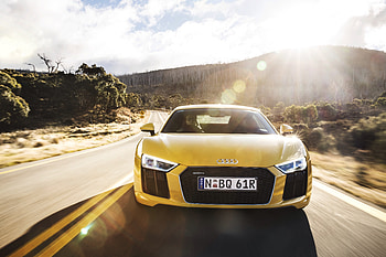 Audi, Cars, Front View, R8, V10 HD wallpaper