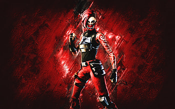 Fortnite Punk Manic Skin, Fortnite, main characters, red stone background, Punk Manic, Fortnite skins, Punk Manic Skin, Punk Manic Fortnite, Fortnite characters HD wallpaper