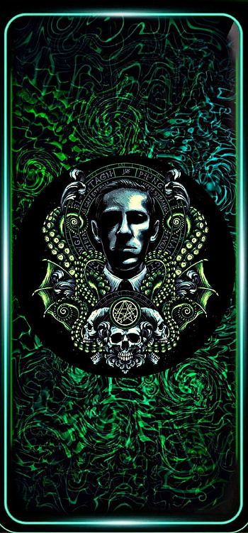 Lovecraft, Damascus, Edge, Green HD phone wallpaper