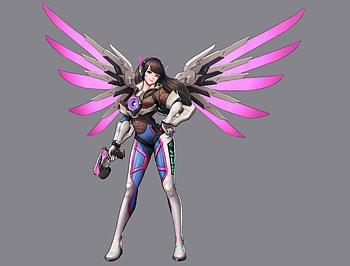 Tracer Mercy Croosover Overwatch Artwork , tracer-overwatch, mercy-overwatch, overwatch, games, artwork, artist, digital-art, deviantart HD wallpaper