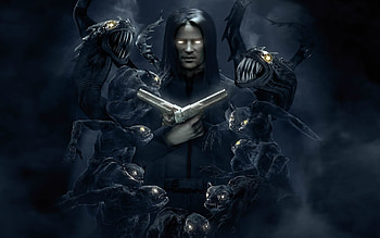 every time i see the disturbed logo i think of jackie. HD wallpaper