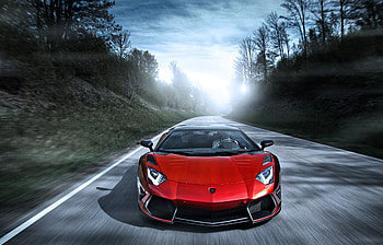 Red Lamborghini Aventador 2018, lamborghini-aventador, lamborghini, cars HD wallpaper