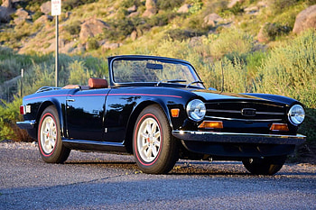 Triumph Tr6, Vehicles, Black Car, Car, Convertible, Old Car HD wallpaper