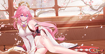 Yae Miko Genshin Impact, Yae, Genshin, Miko, Impact HD wallpaper