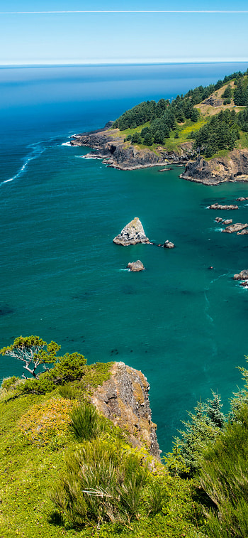 Rocky Coastline, nature, coastline HD phone wallpaper