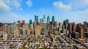 Philly Skyline, Built by Philly, Support for entrepreneurs HD wallpaper
