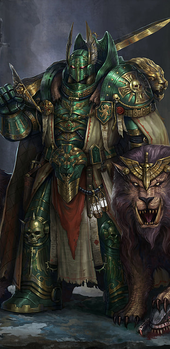 Lion El'Jonson Returns, video game, Warhammer 40k HD phone wallpaper
