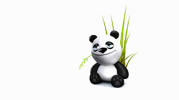 .wiki-Funny-3D-Cartoon-Panda-Background-PIC- HD wallpaper