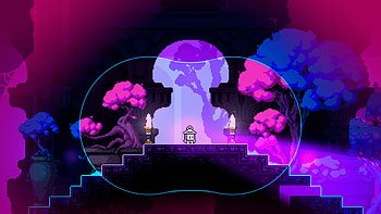 Enchanted Neon Temple - KarmaZoo, video game, KarmaZoo HD wallpaper