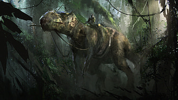 Tyrannosaurus Rex , Mesozoic beauty, Prehistoric theme, Dinosaur fascination HD wallpaper
