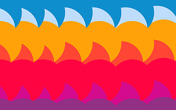colorful waves, material design, , abstract waves, colorful backgrounds, geometric art, creative, artwork, abstract art HD wallpaper