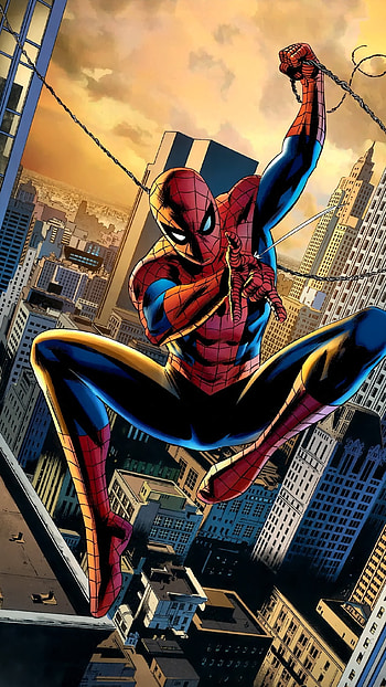 Spiderman Comic, Comic Cartoon, Spiderman Comic Cartoon HD phone wallpaper