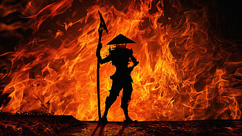 Near Fire, artist, artwork, digital-art HD wallpaper